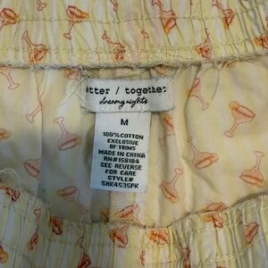 Better Together Dreamt Nights cocktail pattern pajama shorts